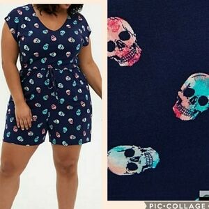 🆕☠️☠NAVY SKULL SUPER SOFT ROMPER☠️☠